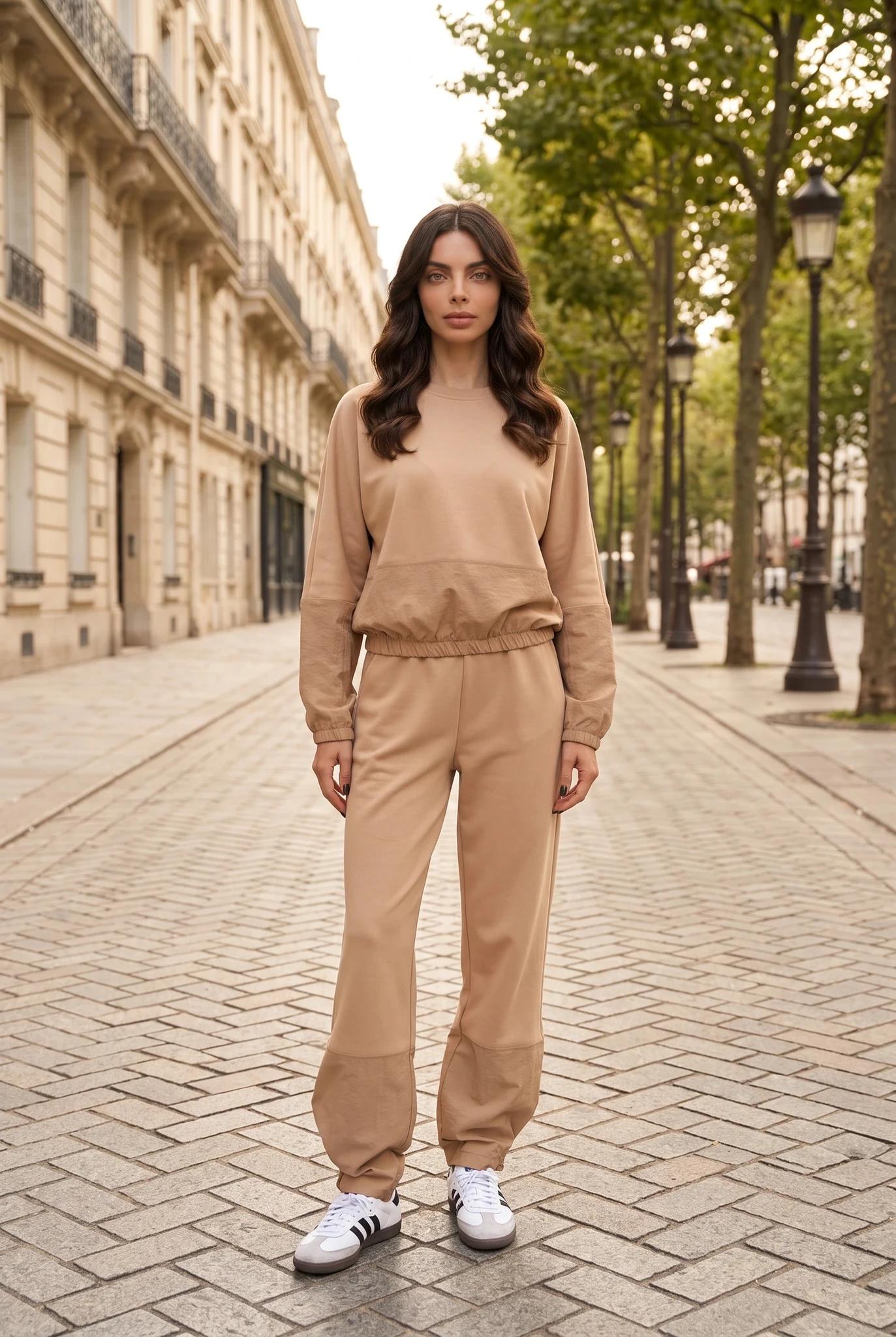 Damen Modal Lounge Set Sweatshirt und Jogginghose Vizon XL