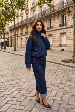 Chaqueta Bomber Oversize de Ante Sintético Marrón Chocolate para Mujer